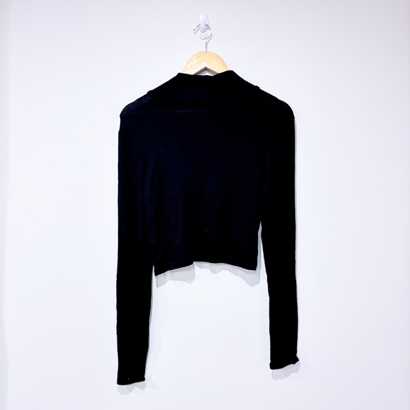 🌼NWOT🌼 LAIT DE POULE – Black maternity & nursing crop top | Size XL* - Picture 8 of 8